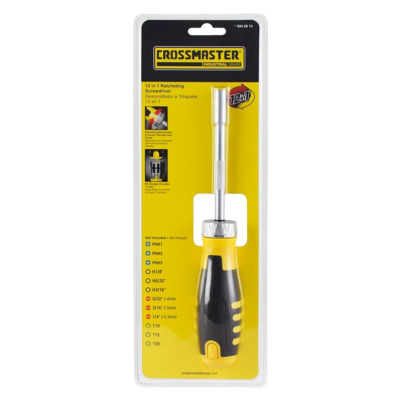Destornillador a Trinquete – 12 en 1