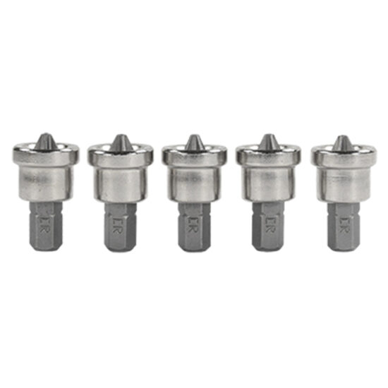 Puntas Atornillador PH2 con Tope – 5 Piezas