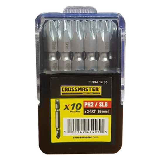 Puntas para Atornillador – Magnéticas – Phillips/Plano 1/4″