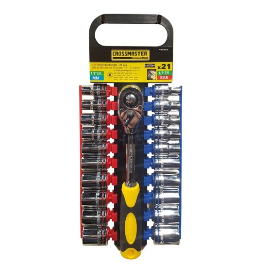 Set de Bocallaves – Encastre 1/2″ – 21 Piezas