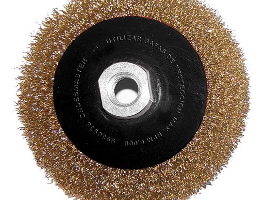 Cepillo Cónico de Alambre – Rizado