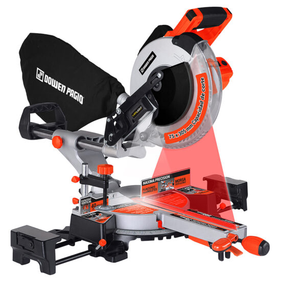 Sierra Ingletadora De Banco – 255mm (10″) – Cabezal Deslizable