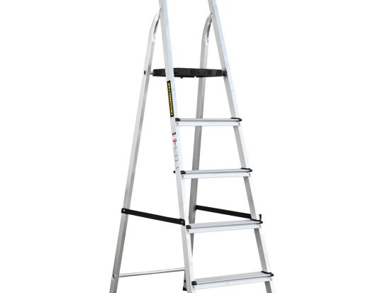 Escalera de Aluminio 5 Escalones Plegable