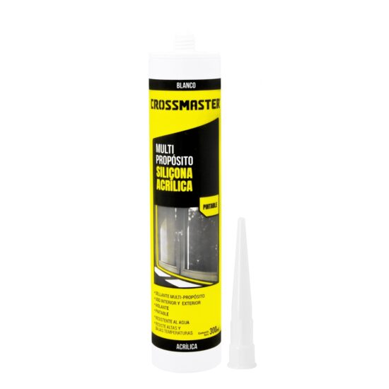 Silicona Blanca Acrílica para Pistola 300 ml